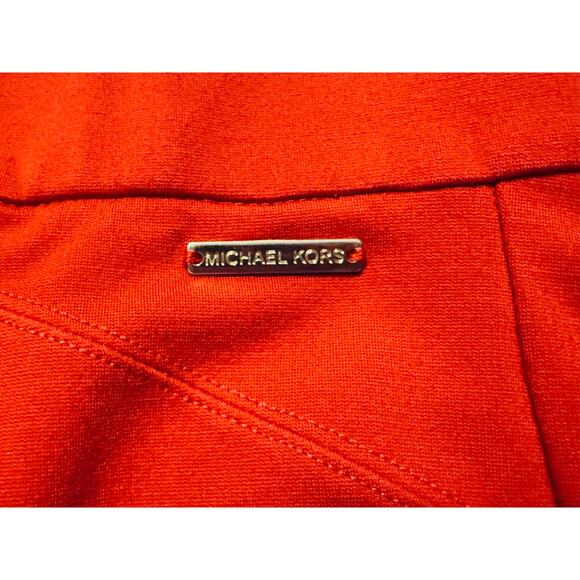 Michael Kors Red Pull-On Stretch Pants – Women’s Size XL / 14–16 - Picture 2 of 8